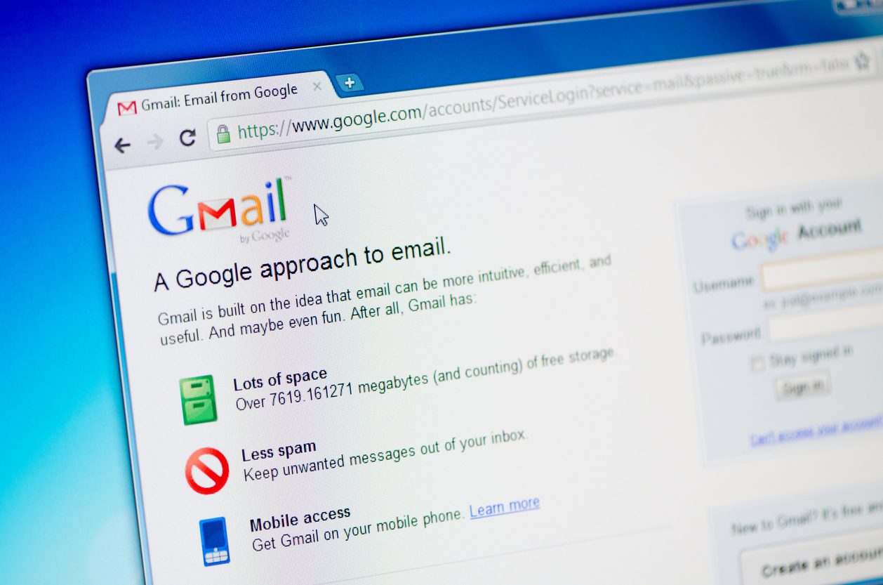 iStock/ حماية المعلومات على Gmail
