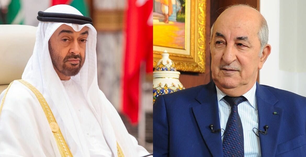مساعدات الإمارات للجزائر