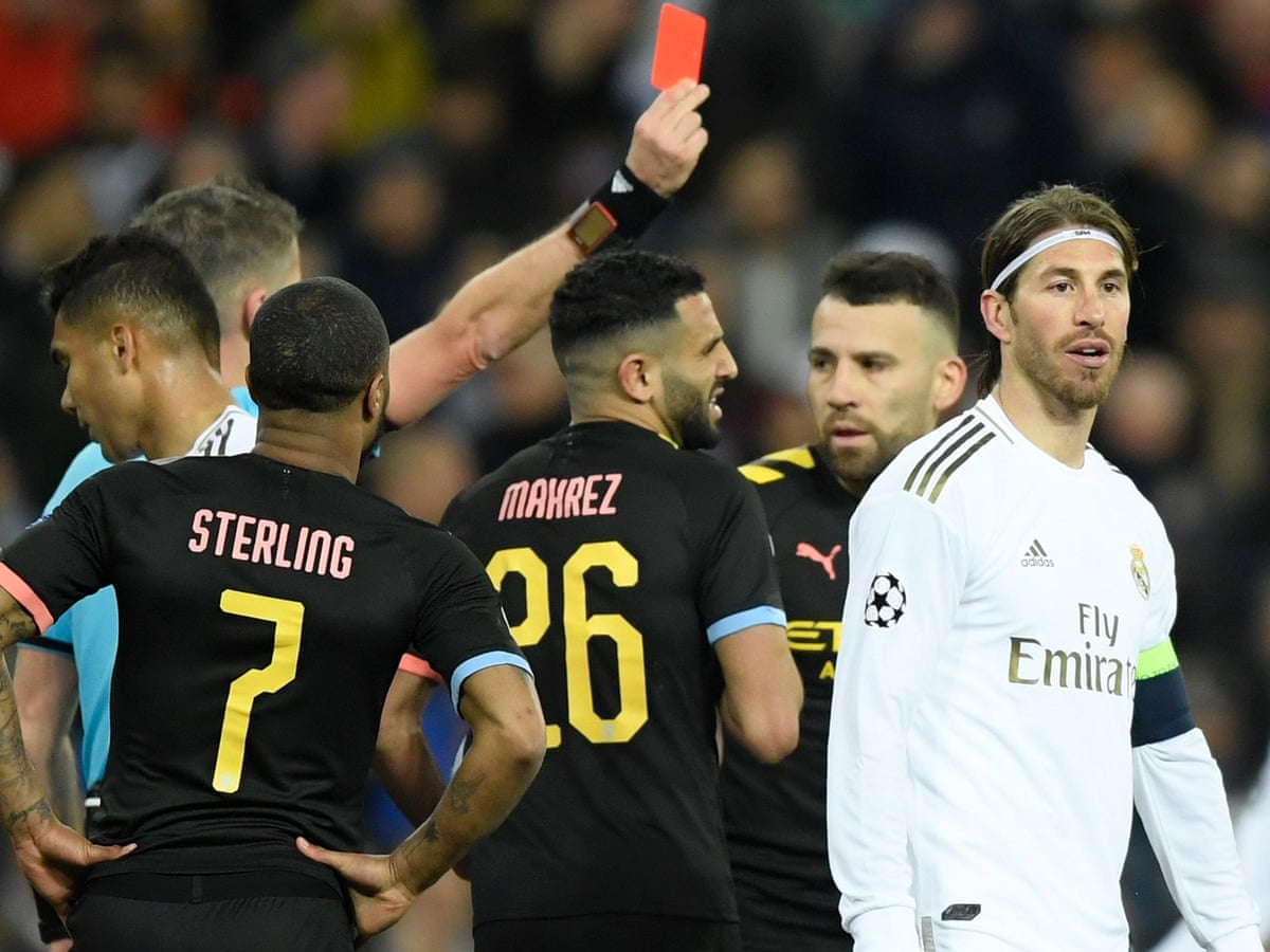 راموس اللاعب الأكثر طرداً في التاريخ
