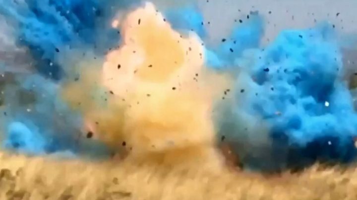 عائلة أمريكية تحدث “زلزالاً” للكشف عن جنس مولودها.. استخدمت 240 كيلوغراماً من المتفجرات