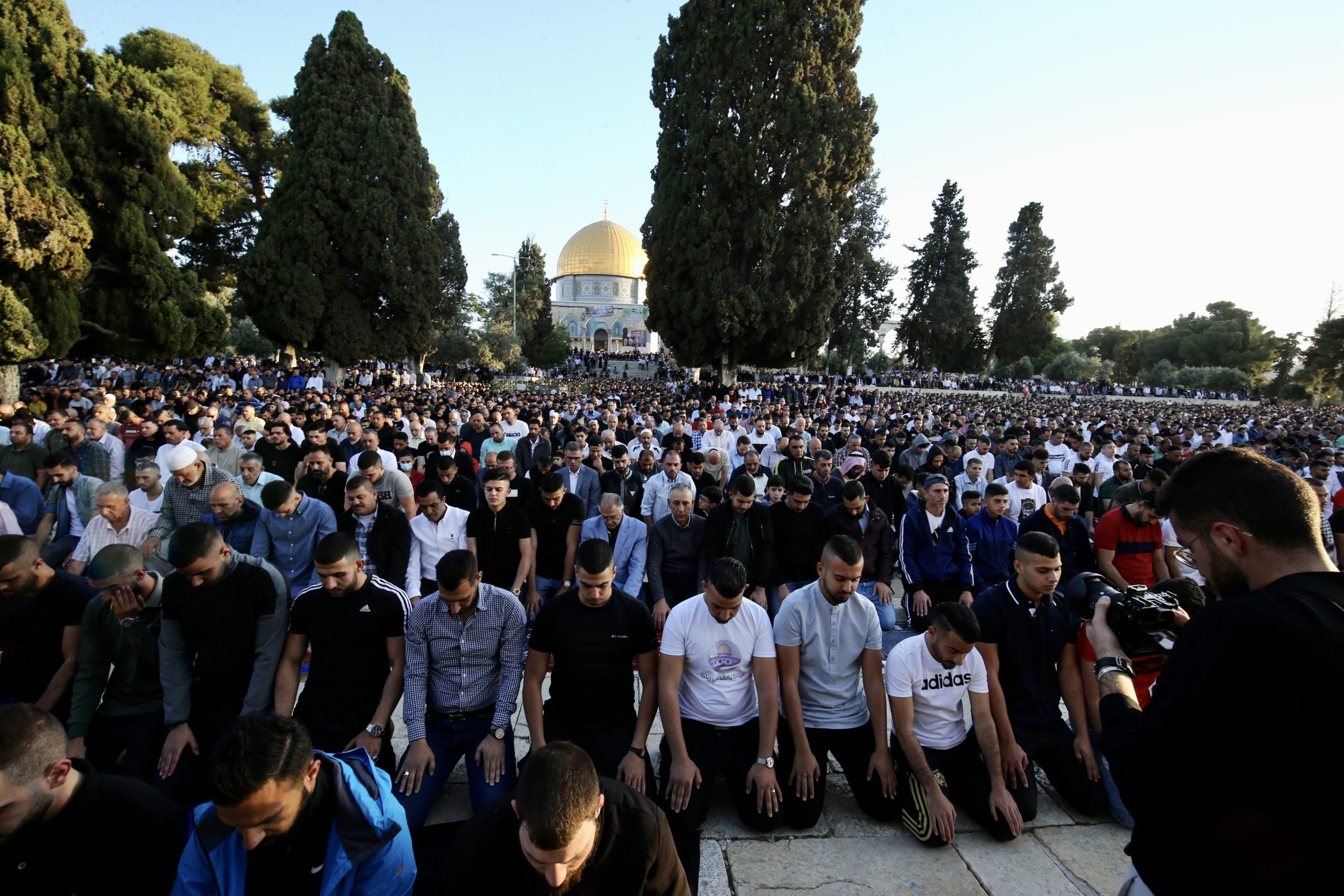 صلاة العيد الأقصى فلسطين