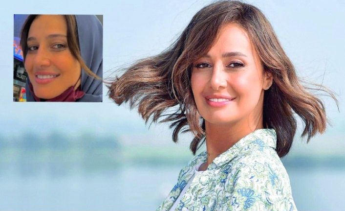 تويتر/ حلا شيحة ترتدي الحجاب مجدداً
