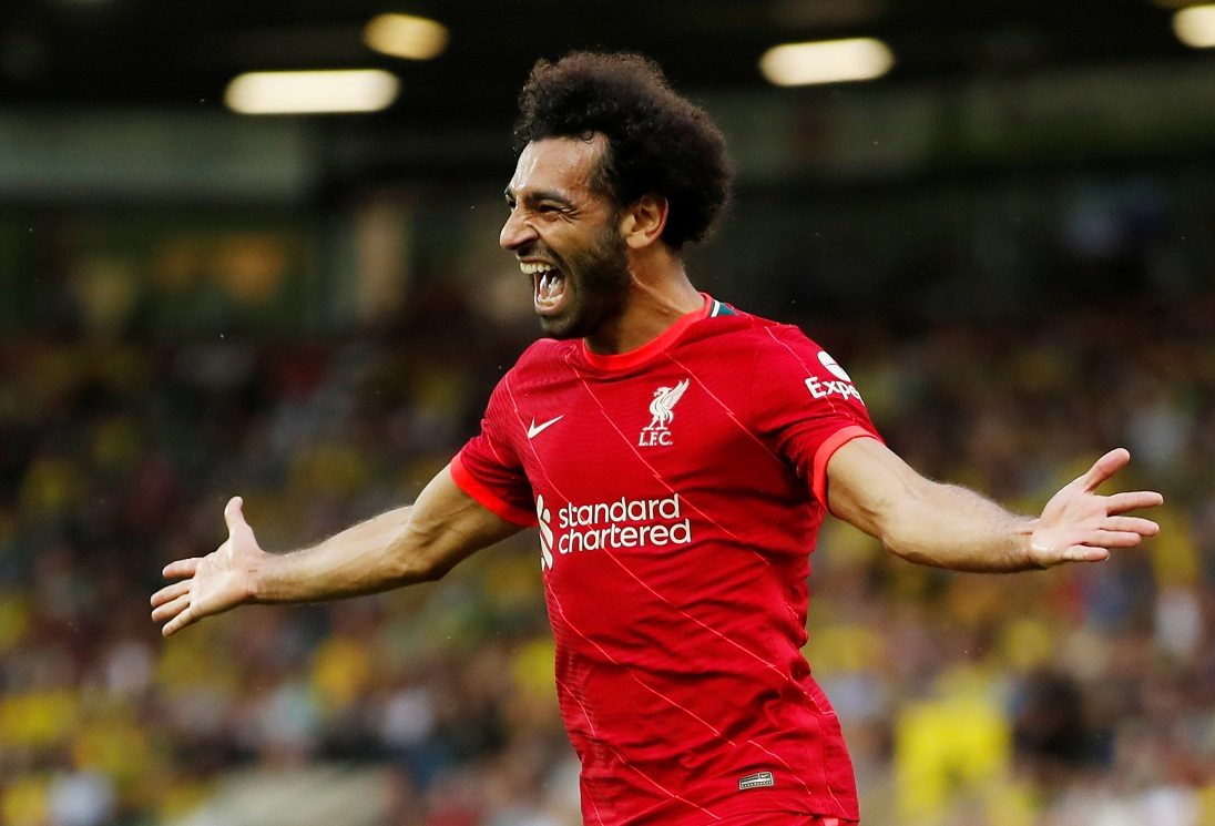 محمد صلاح يتألق في بداية الدوري الإنجليزي مع ليفربول (رويترز)