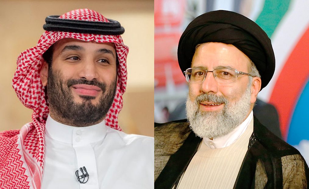 الرئيس الإيراني إبراهيم رئيسي وولي العهد السعودي محمد بن سلمان، تعبيرية/ Istock