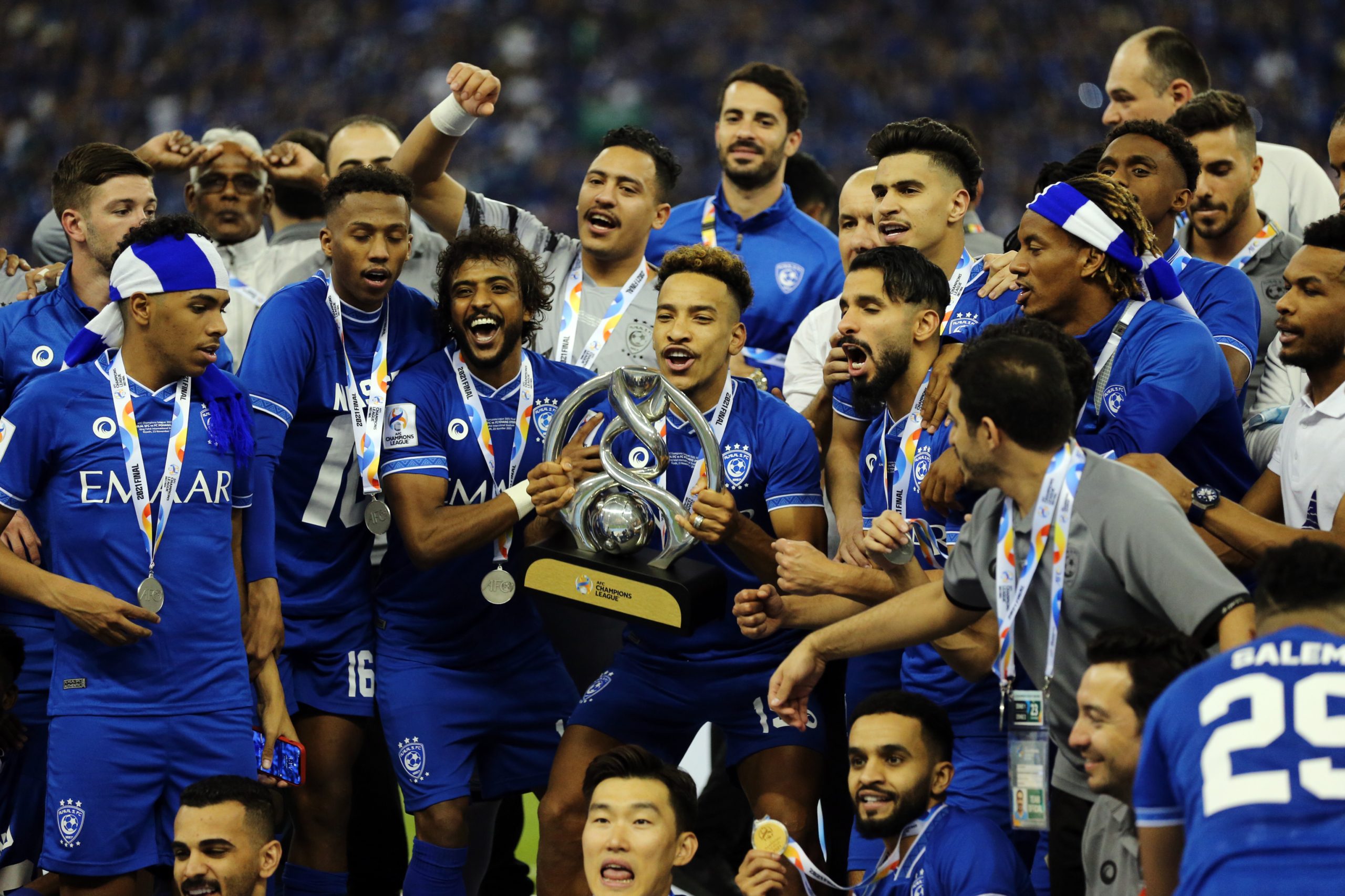 الهلال يتوج بدوري أبطال آسيا للمرة الرابعة (رويترز)