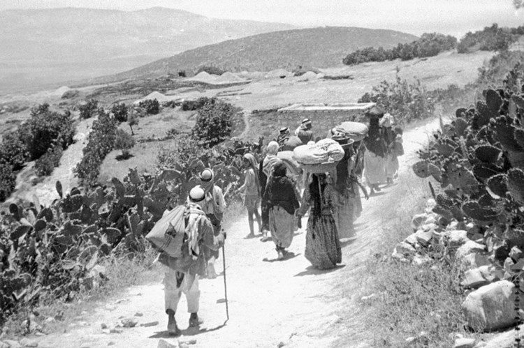 صورة توثق للنكبة الفلسطينية