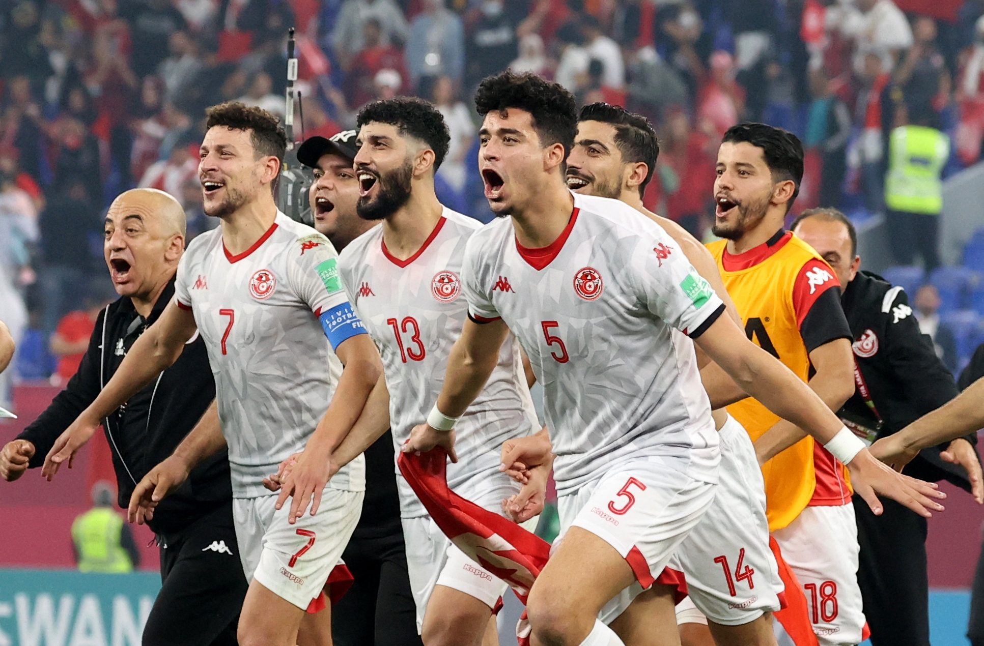 منتخب تونس صعد إلى نهائي كأس العرب في قطر (رويترز)
