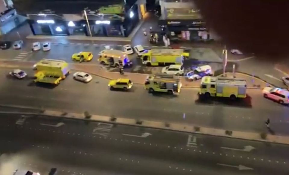 حريق ودوي انفجارات وسط أبوظبي يثيران الهلع، والإمارات تكشف حقيقة الحادث (فيديو)
