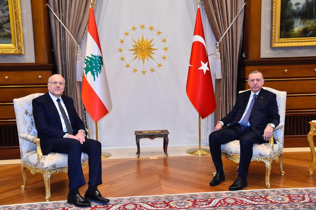 “ليس لدينا مشروع سياسي في لبنان ولكن يمكنكم الاعتماد علينا”.. ماذا دار في لقاء أردوغان وميقاتي؟