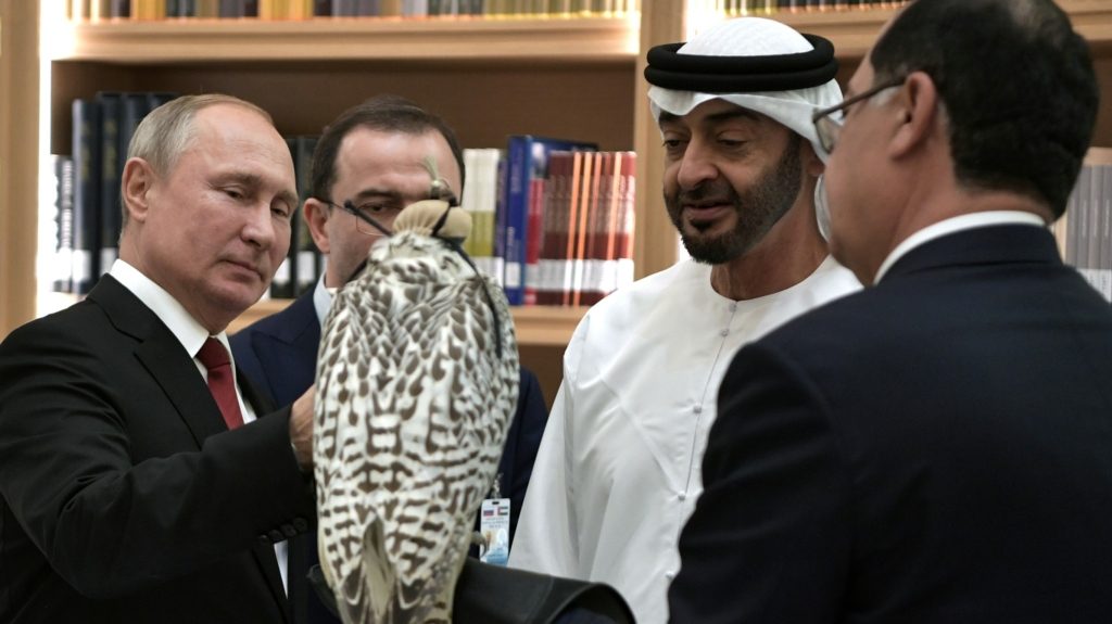 الرئيس الروسي فلاديمير بوتين في زيارة سابقة لأبوظبي، الإمارات، أرشيفية/ رويترز الحرب الروسية