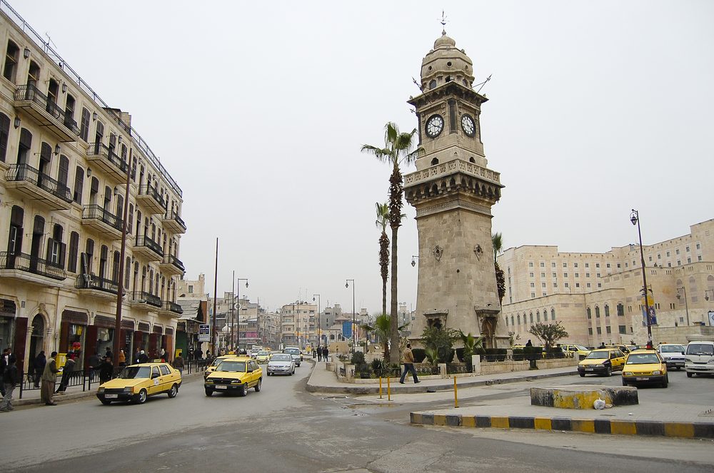 برج الساعة في حلب/ shutterstock