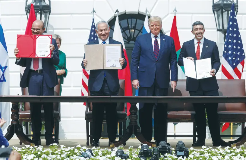 اتفاق التطبيع الإسرائيلي الإماراتي البحريني 2020/ رويترز
