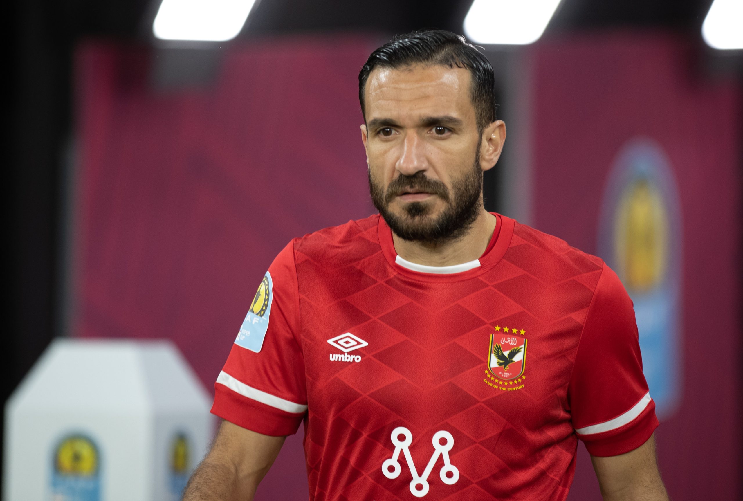 gettyimages - التونسي علي معلول لاعب الأهلي المصري