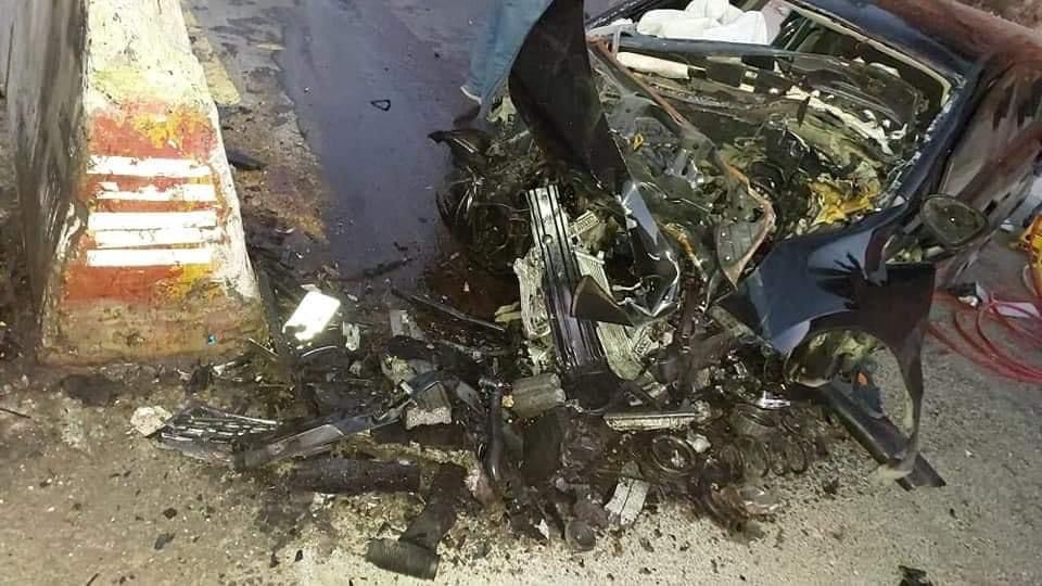 حادث مروري بشع يودي بحياة الفنان اللبناني جورج الراسي وفتاة كانت بصحبته (فيديو)