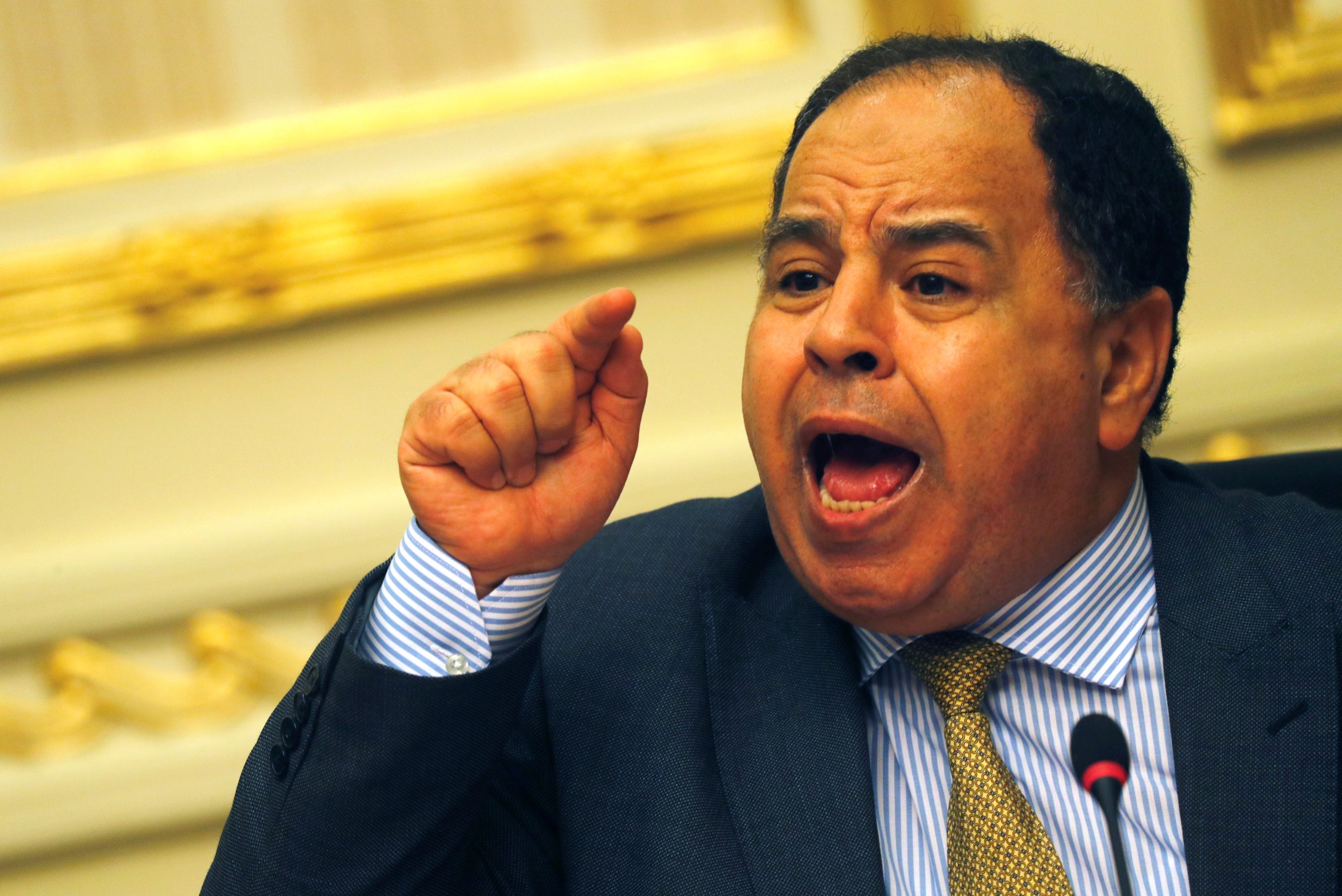 محمد المعيط، وزير المالية المصري - رويترز