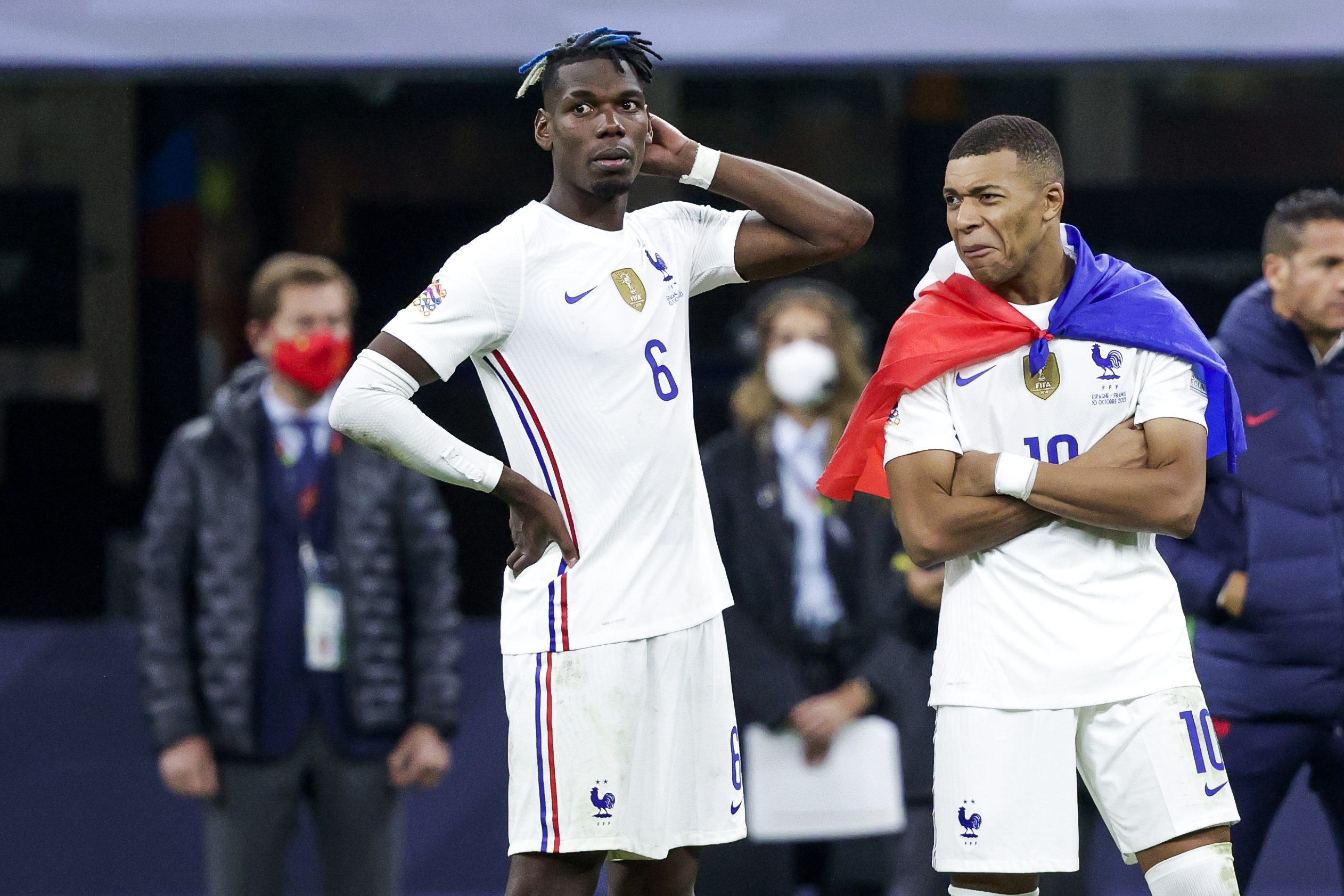 Getty Images/ بول بوغبا يمارس السحر ضد كيليان مبابي
