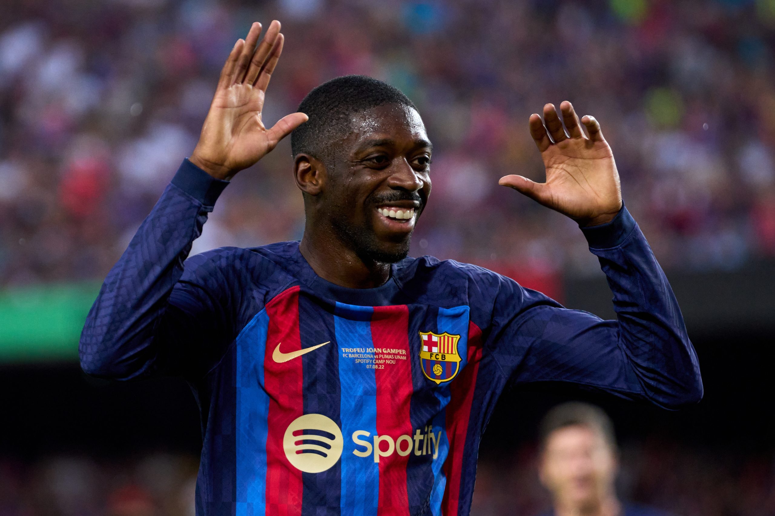 الفرنسي عثمان ديمبلي نجم برشلونة - gettyimages