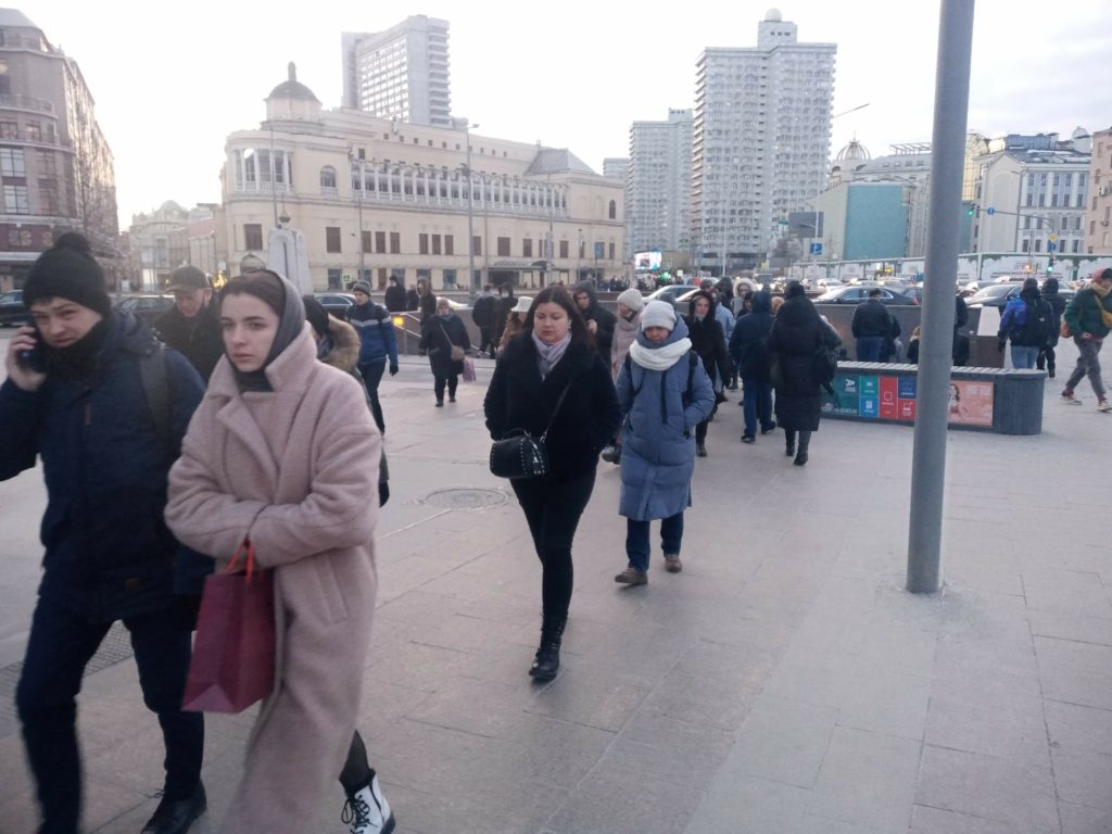 البنية الديموغرافية في روسيا