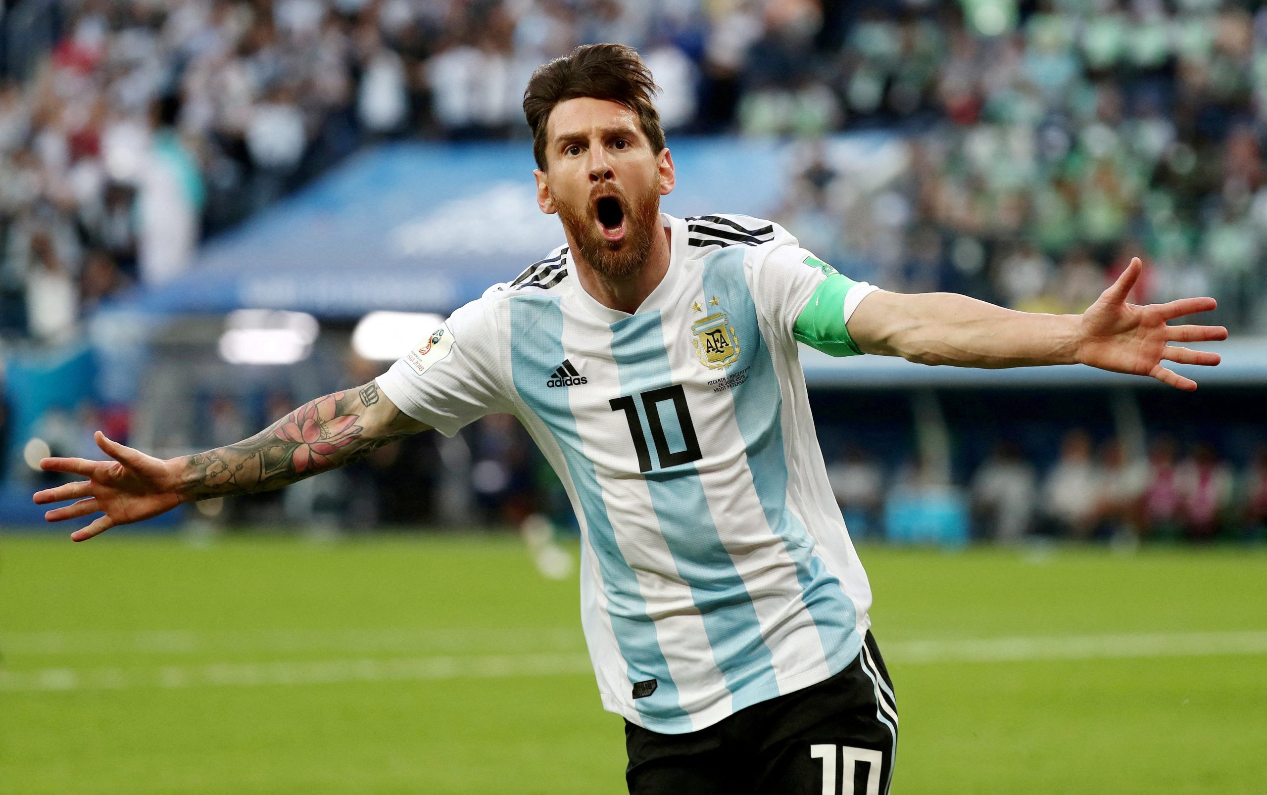 ميسي يهدد المنتخب السعودي (رويترز)