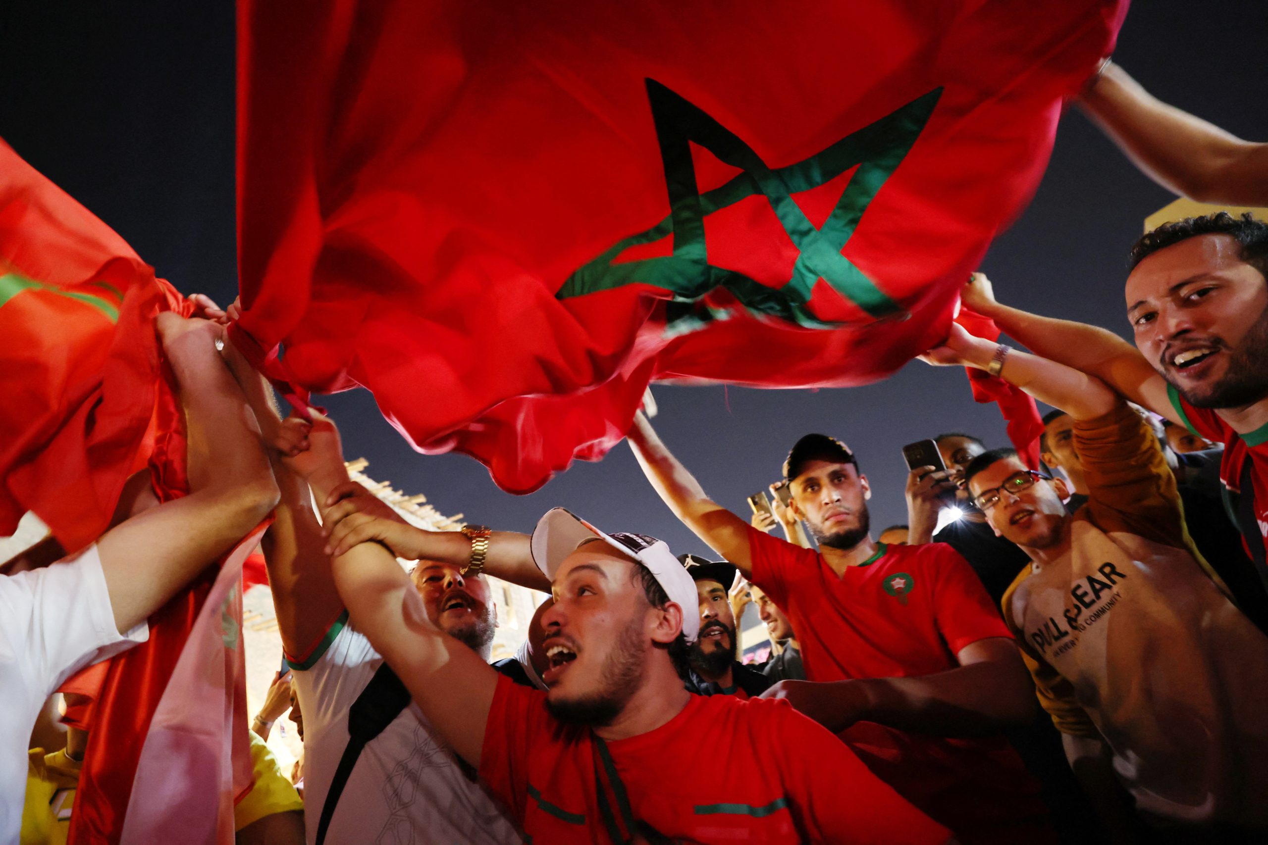 رويترز/ حفل زفاف فلسطيني يتحول إلى احتفال بتأهل المغرب