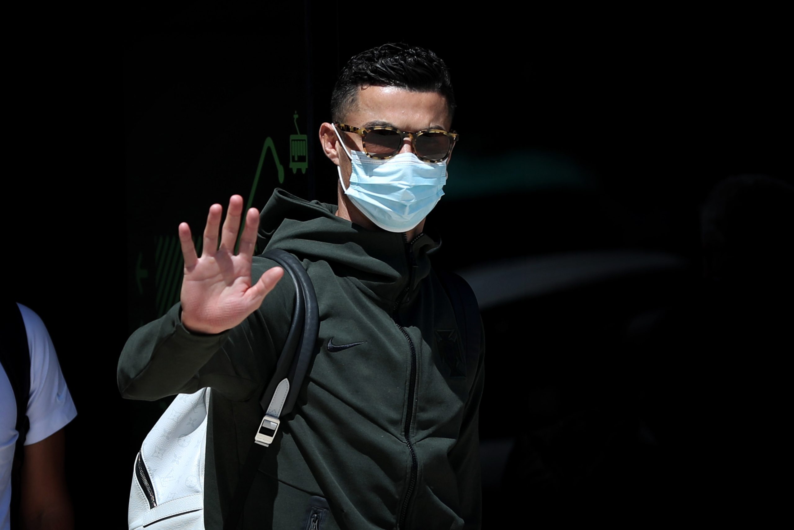 وصول رونالدو إلى السعودية - gettyimages