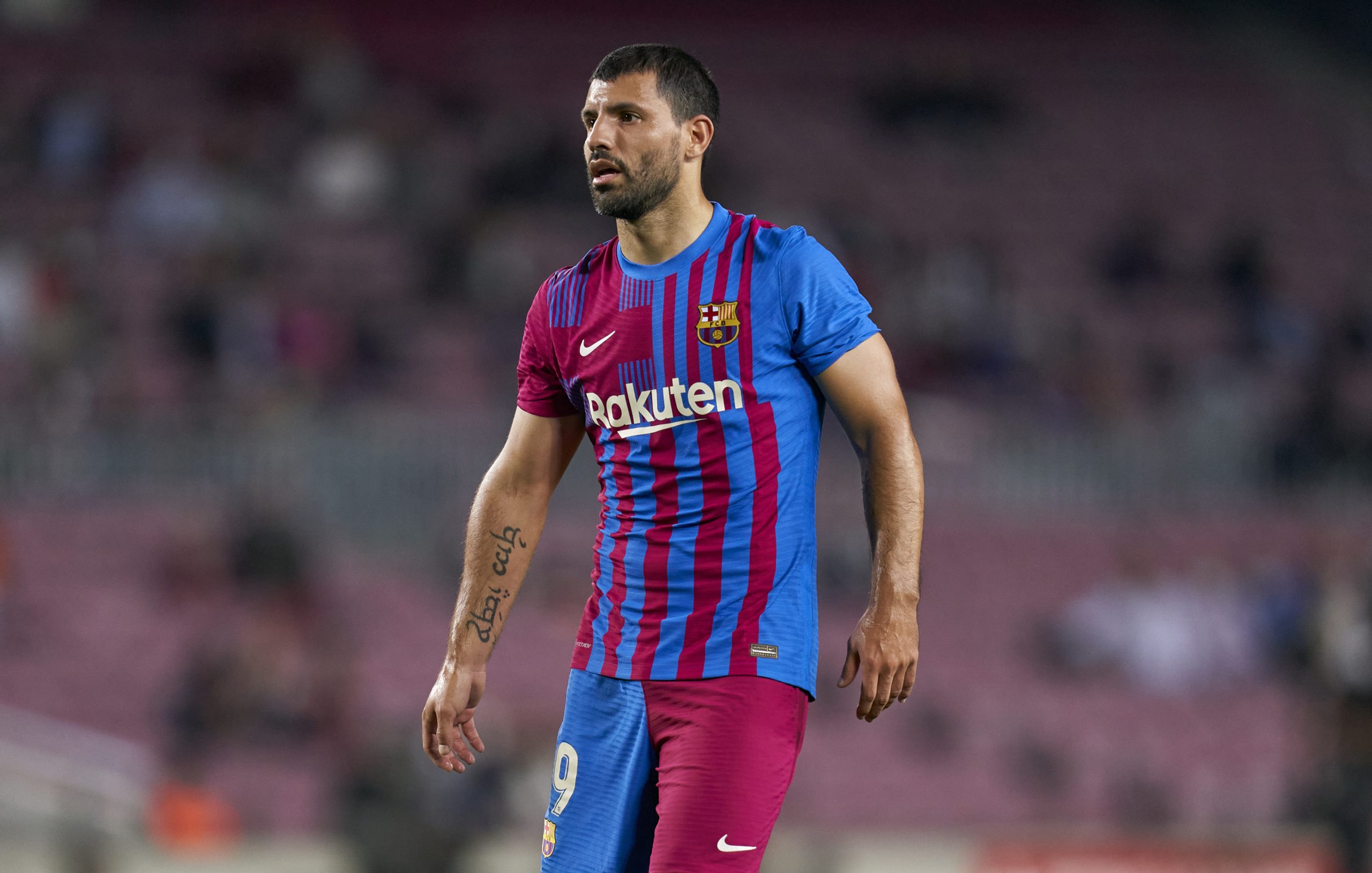 أغويرو يشارك مع برشلونة - gettyimage