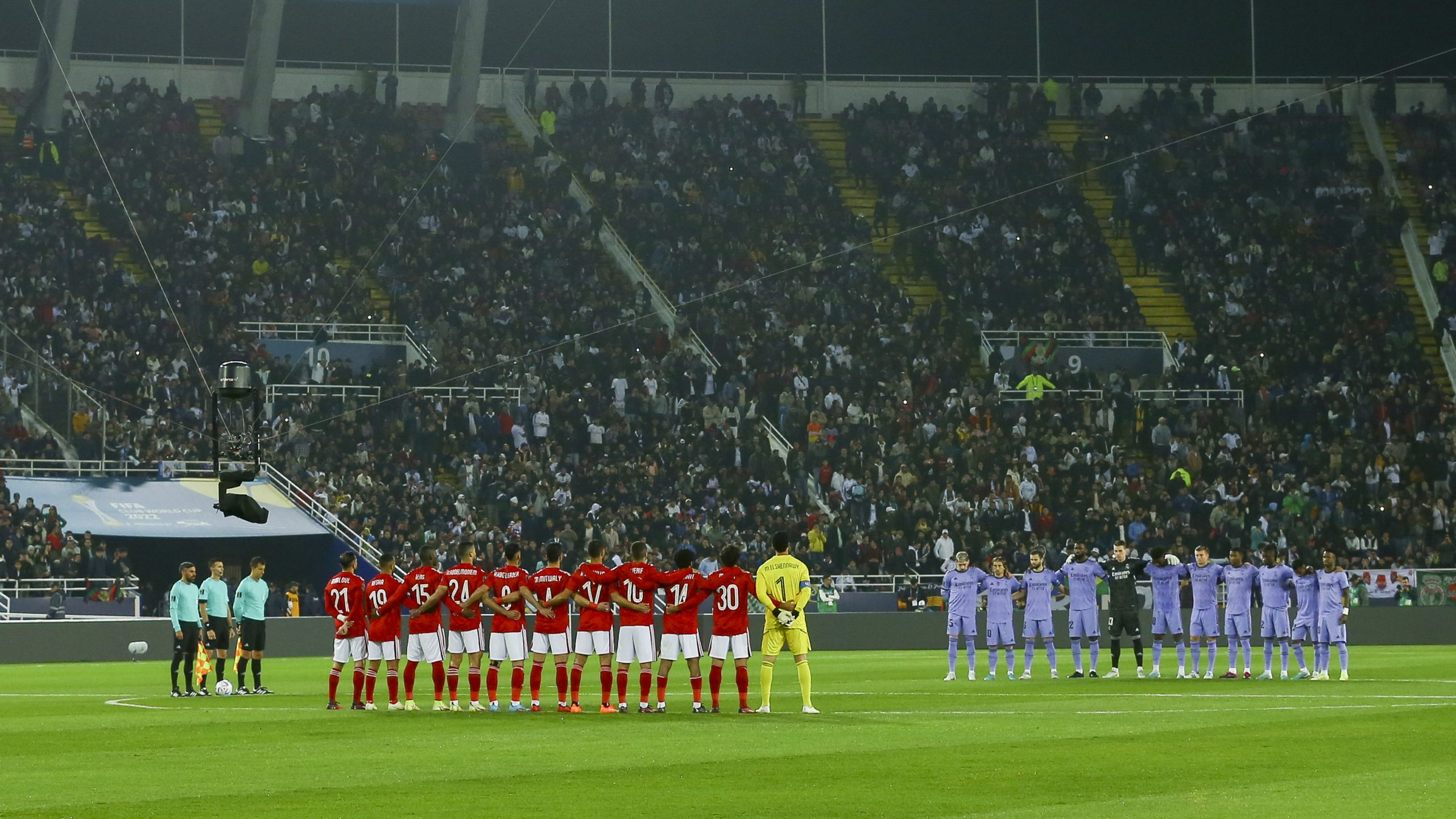 دقيقة حداد قبل مباراة الأهلي وريال مدريد على أرواح ضحايا زلزال تركيا وسوريا - gettyimages