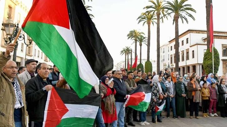 المغرب الأقصى فلسطين احتجاجات