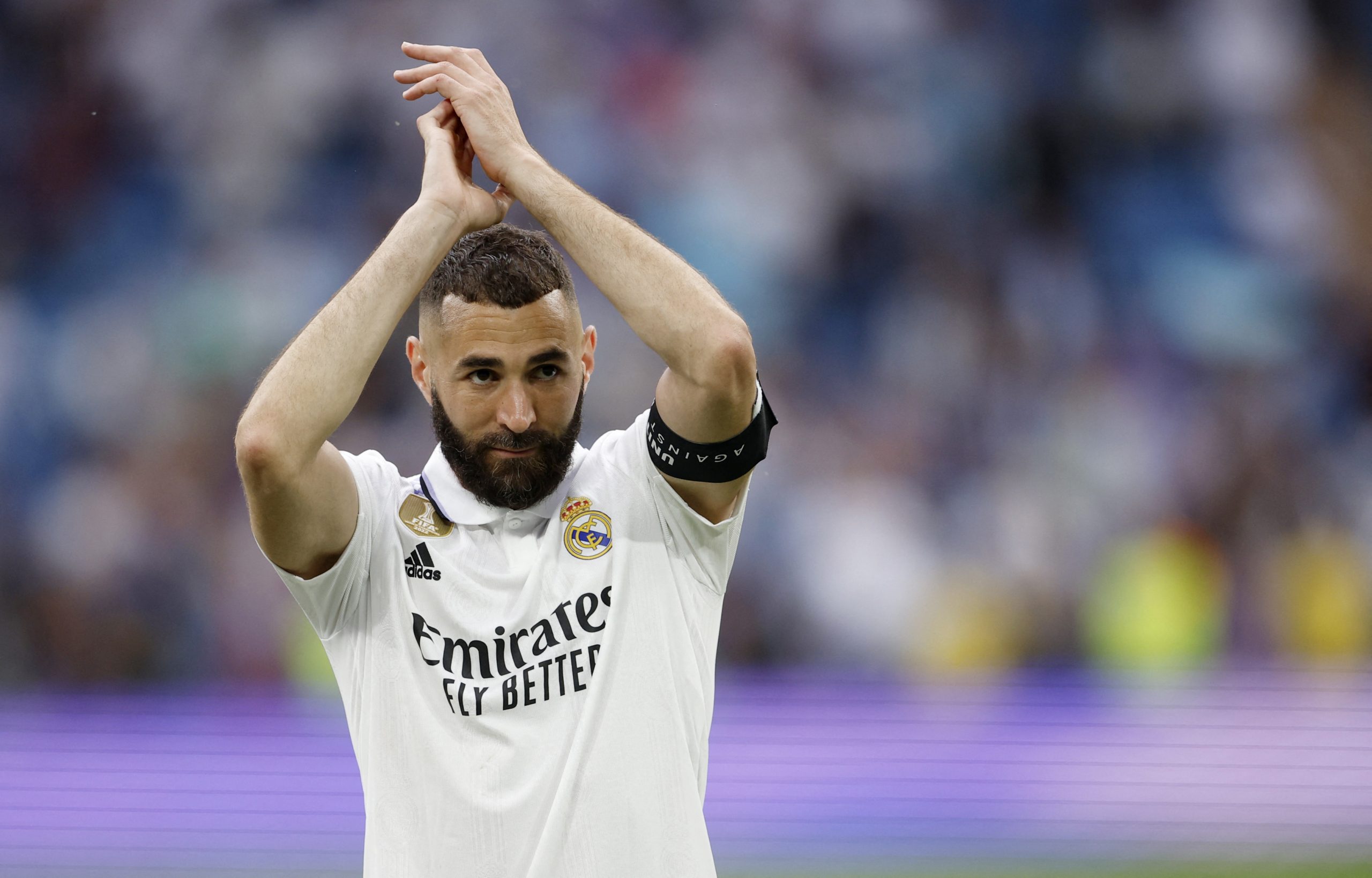 العرض السعودي الذي أنهى مسيرة بنزيمة مع ريال مدريد (رويترز)