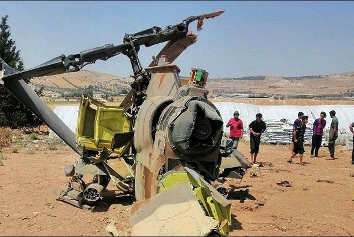 الجيش الأردني تحطم مروحية أردنية