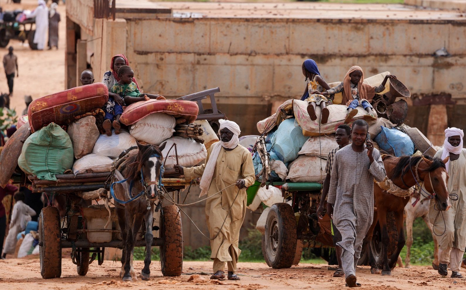 الحرب في السودان النزوح