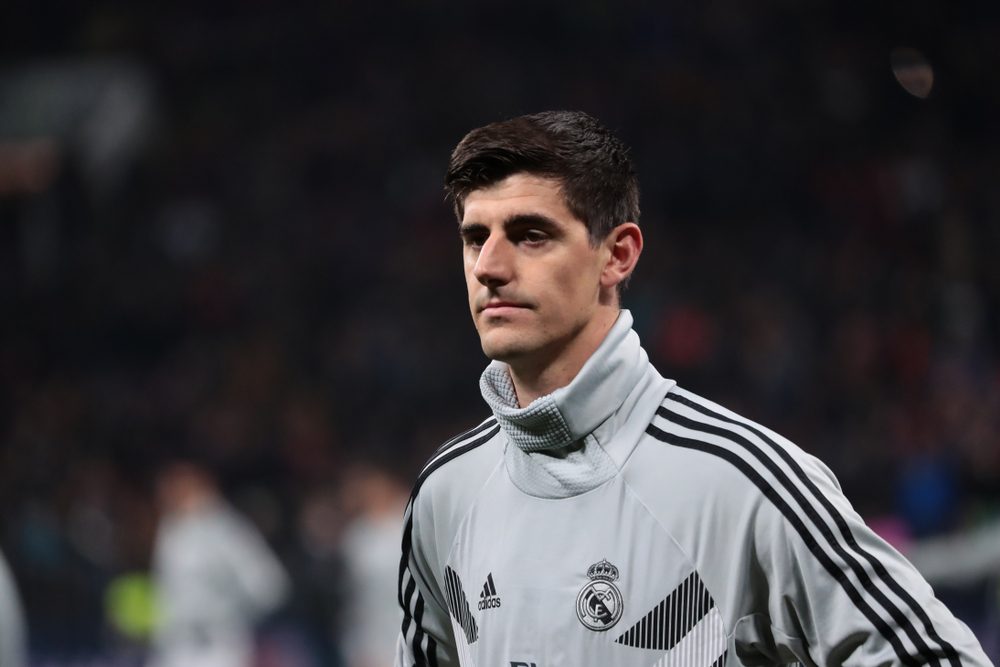 تيبو كورتوا حارس ريال مدريد - ShutterStock
