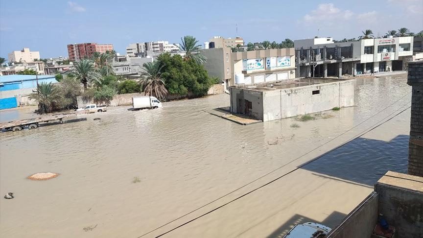 عاصفة دانيال تودي بحياة ليبي وفقدان الاتصال بخمسة جنود.. الأمطار أغرقت منازل وحاصرت مواطنين
