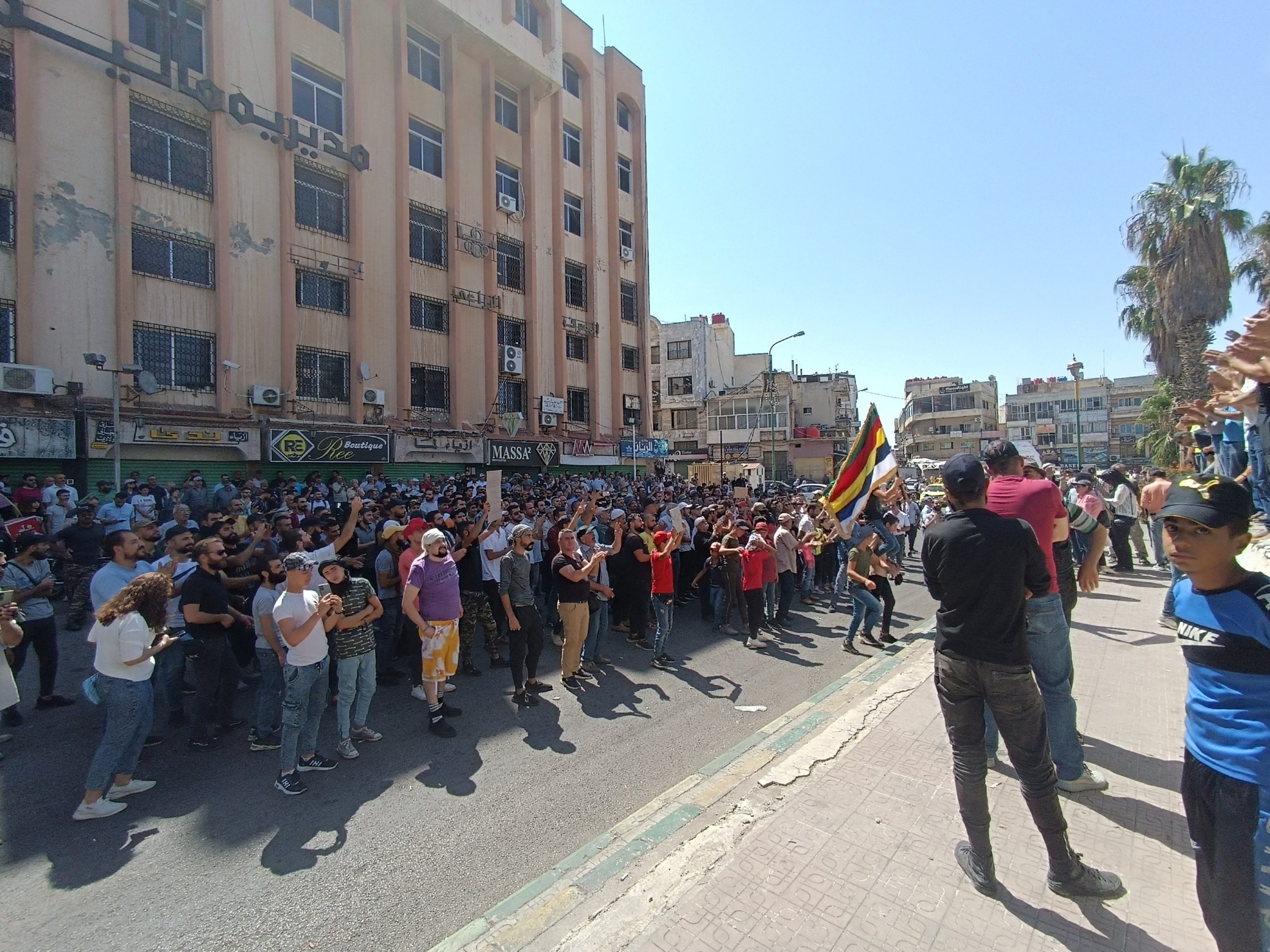 بشار الأسد احتجاجات محافظة السويداء بسوريا / رويترز