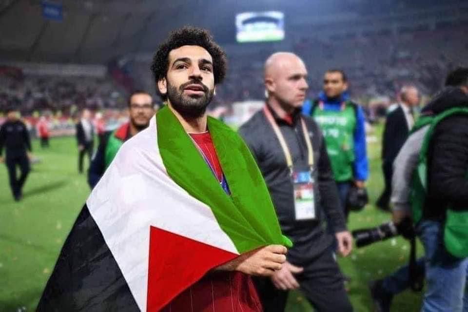 الصورة المفبركة لمحمد صلاح - وسائل التواصل الاجتماعي