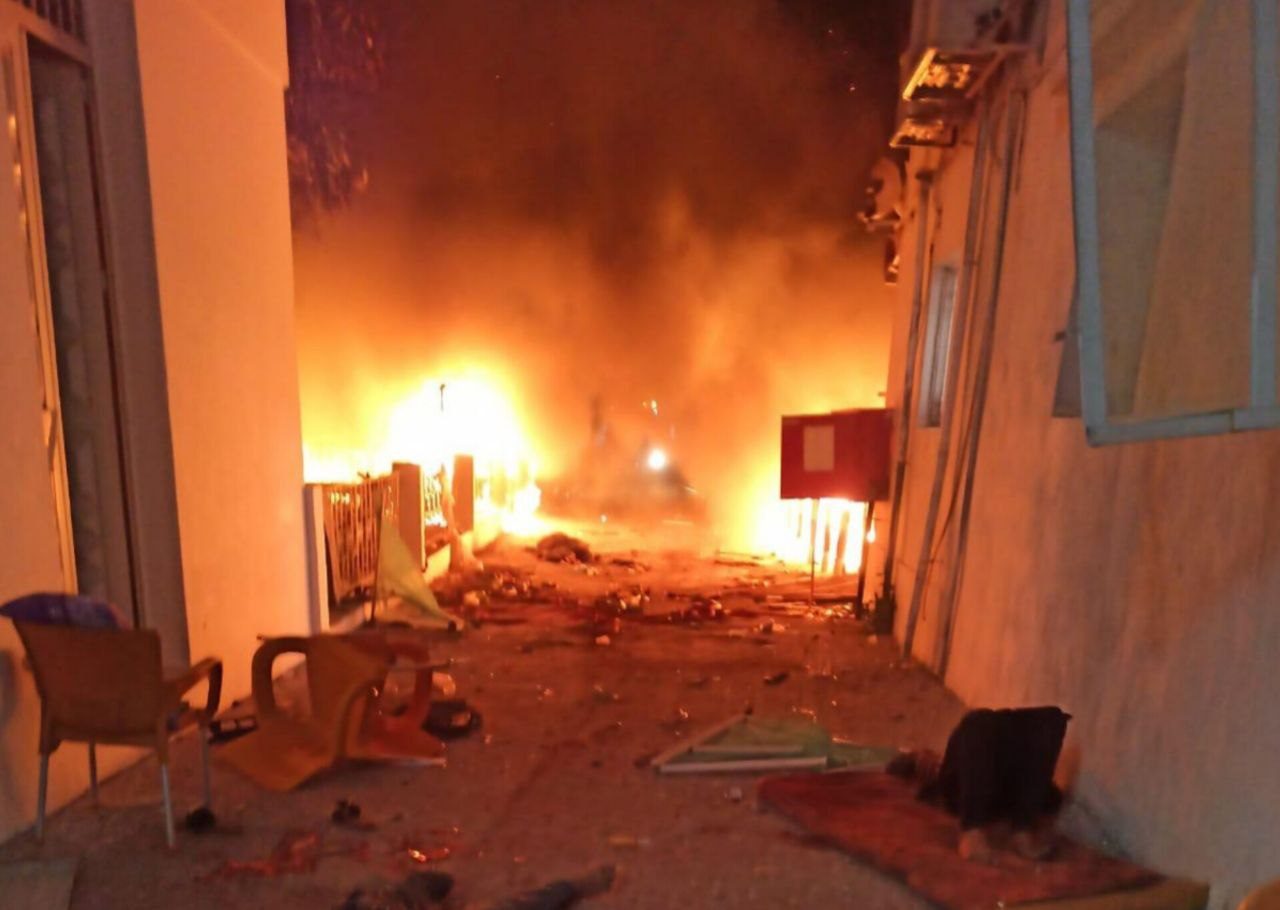 اللحظات الأولى لقصف الاحتلال الوحشي على مستشفى المعمداني بغزة.. أوقع مئات الشهداء من النازحين