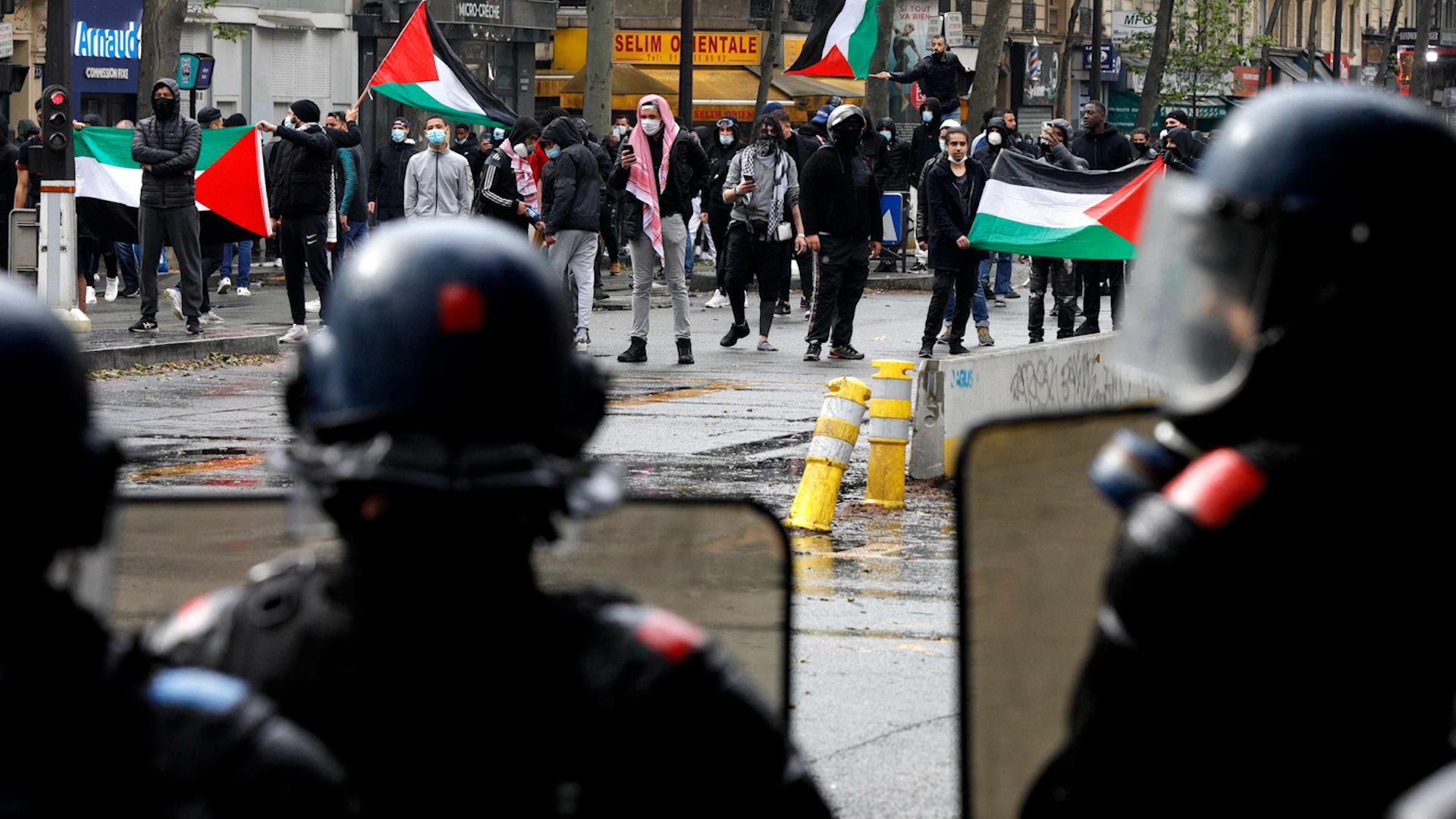 الاحتجاجات المؤيدة لفلسطين في ألمانيا. رويترز