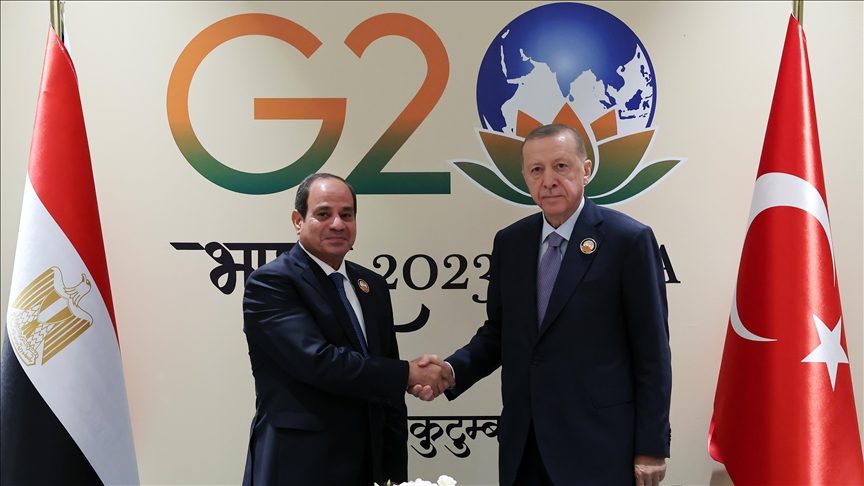 أردوغان يهاتف السيسي ويبحث معه أزمة غزة .. ناقشا انتهاكات الاحتلال الإسرائيلي والصمت الغربي