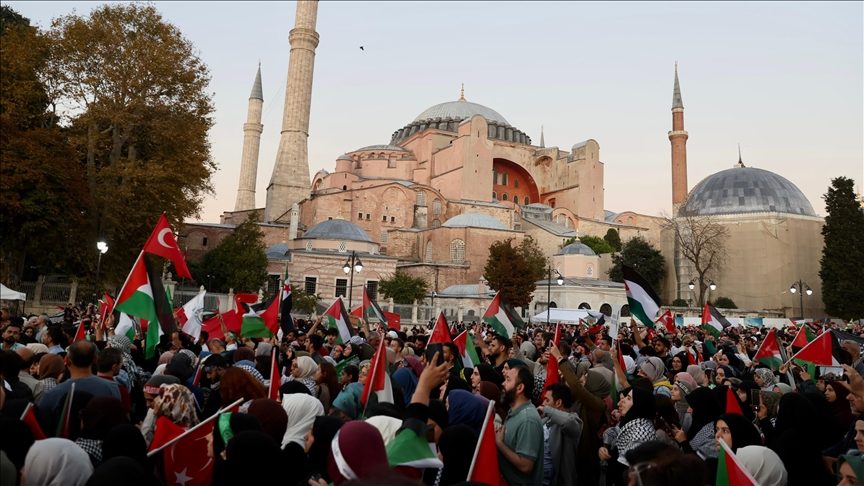 تظاهرات في المغرب وتونس وتركيا دعماً لغزة.. آلاف المشاركين نددوا بالعدوان المتواصل على القطاع (فيديو)