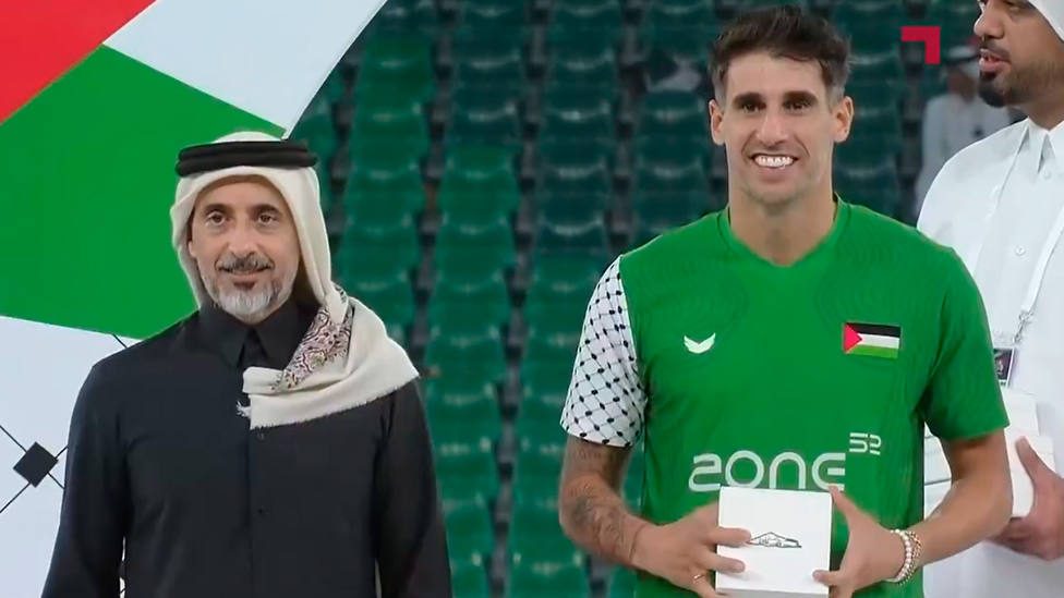 خافي مارتينيز لاعب فريق قطر القطري - وسائل التواصل الاجتماعي