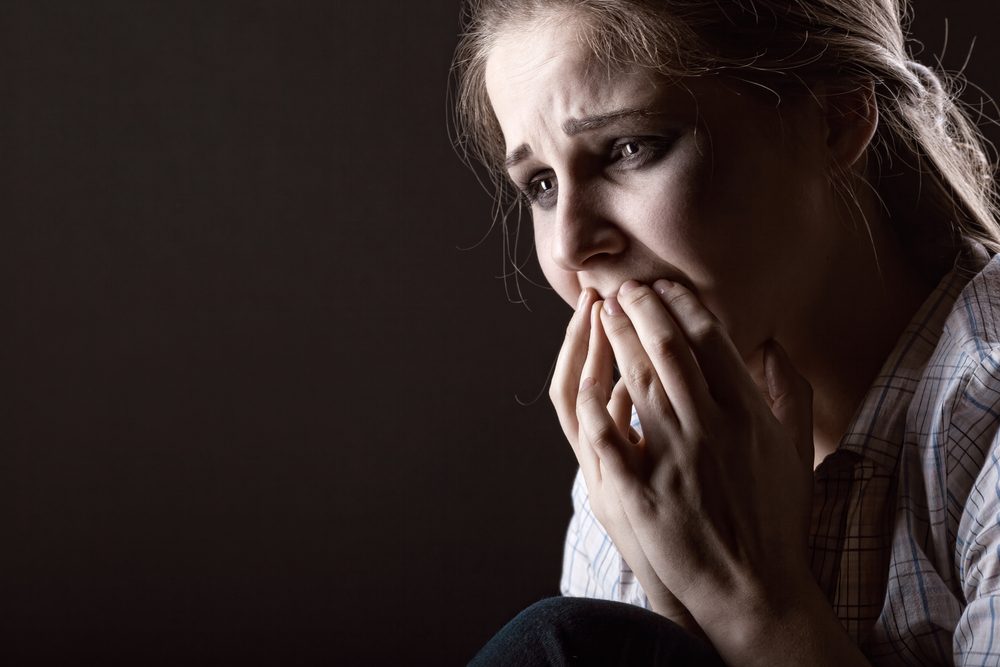 إمرأة علقت أثناء التزلج