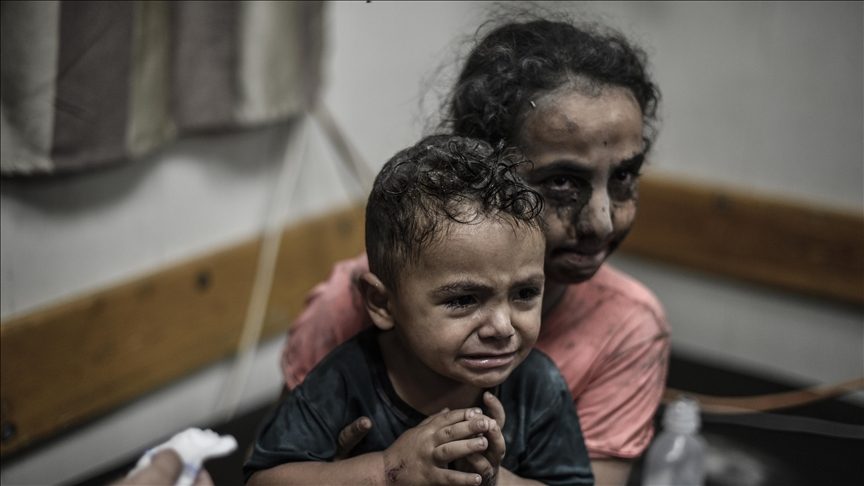 أطفال شمال قطاع غزة يعانون من الجوع