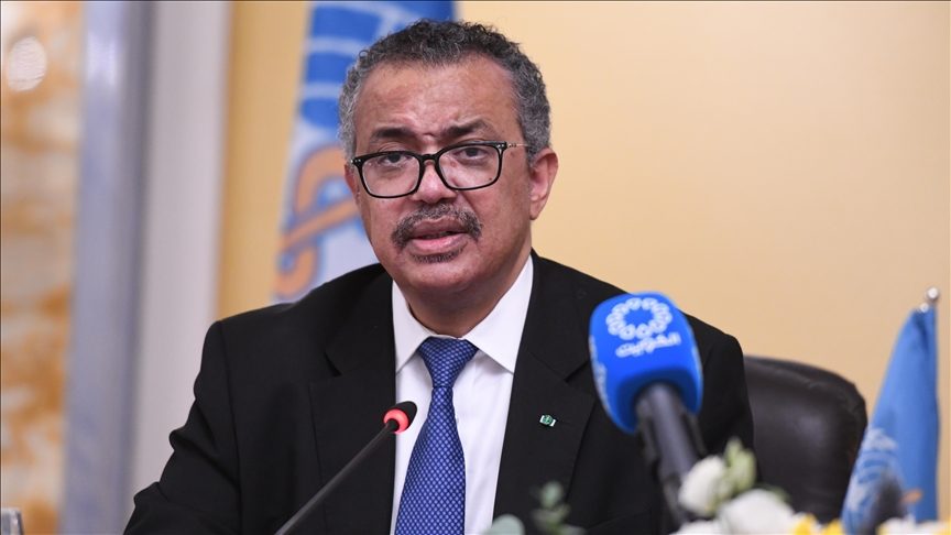 مدير عام المنظمة الأممية تيدروس أدهانوم غيبريسوس