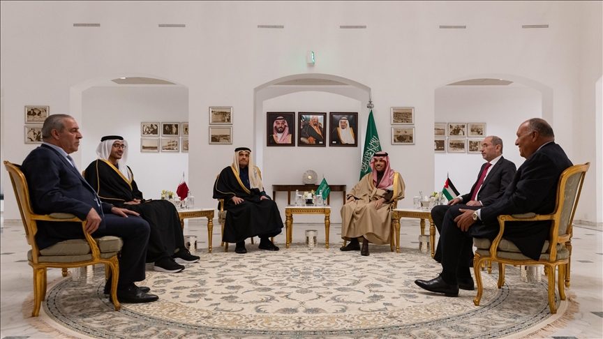 الاحتلال غزة اجتماع عربي