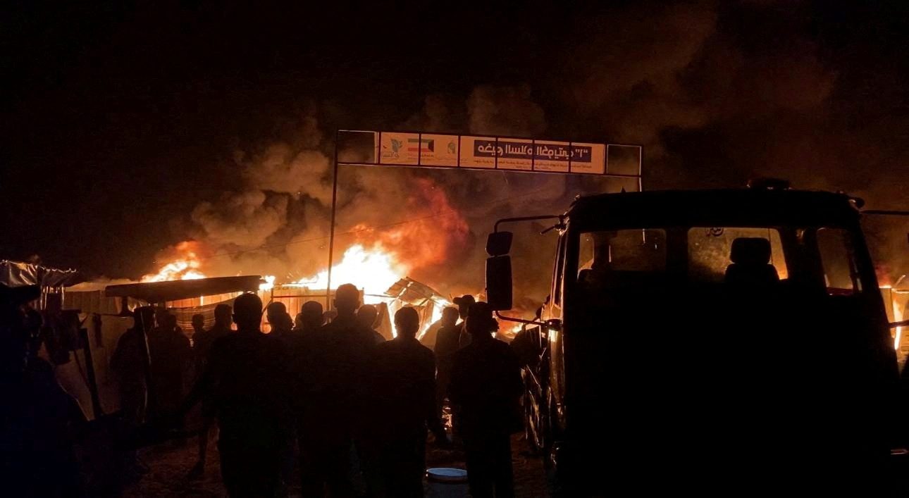 مجزرة الخيام برفح