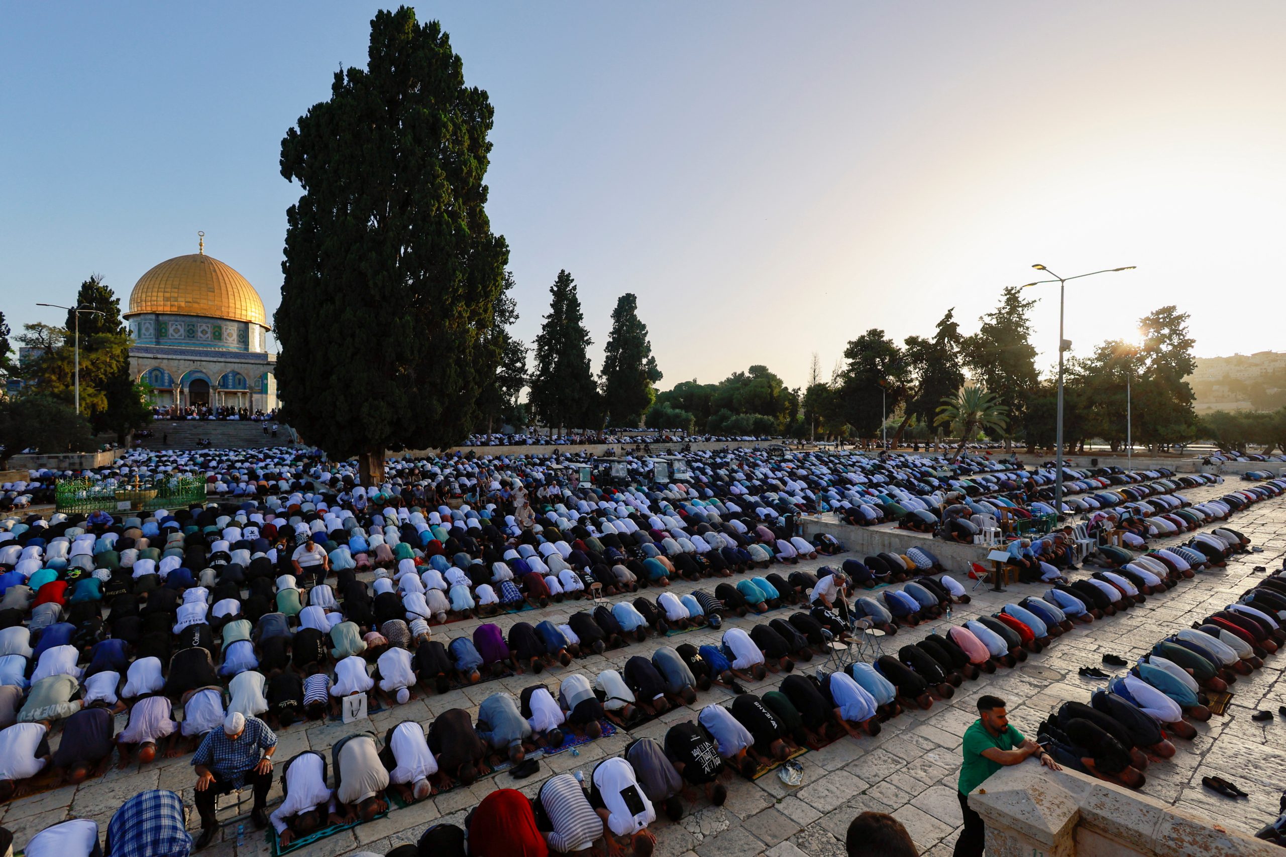 صلاة عيد الأضحى بالمسجد الأقصى
